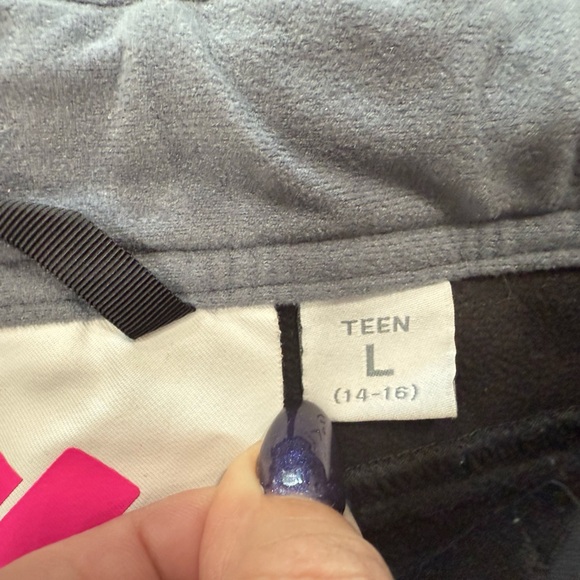 Obermeyer Ski Snowboard, Teen Brisk Snow Pant, Charcoal Gray, Size L 14/16 - Picture 9 of 13